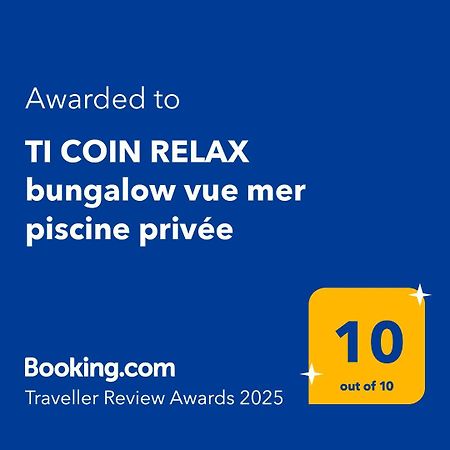 Ti Coin Relax Bungalow Vue Mer Piscine Privee Saint-Francois  Exterior photo