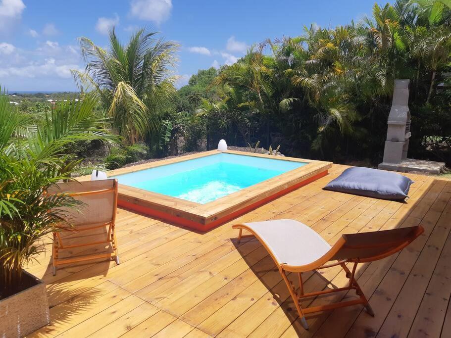 Ti Coin Relax Bungalow Vue Mer Piscine Privee Saint-Francois  Exterior photo