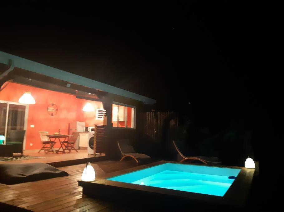 Ti Coin Relax Bungalow Vue Mer Piscine Privee Saint-Francois  Exterior photo