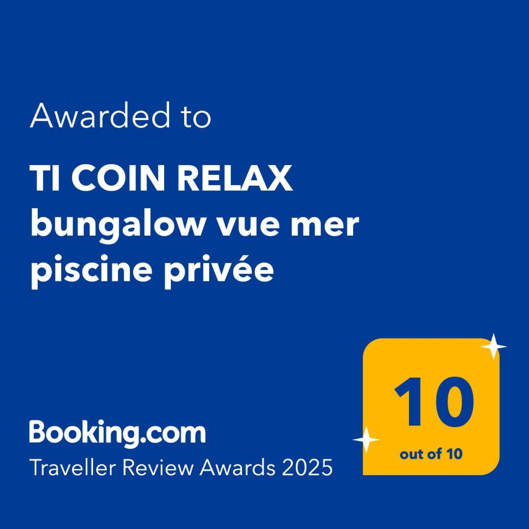 Ti Coin Relax Bungalow Vue Mer Piscine Privee Saint-Francois  Exterior photo